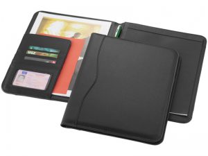 PF Ebony A4 porfolio vetoketjulla