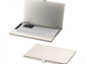 PF Käyntikorttikotelo matta silver