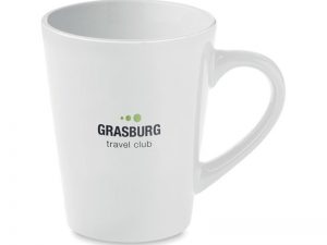 Kahvikuppi Taza omalla logo painatuksella