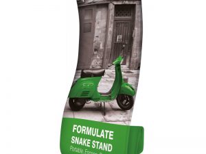 Formulate Snake kangaspäällysteinen mainosteline