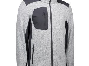 ID Kudottu fleece neuletakki omalla logolla