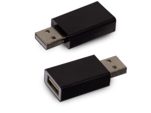 USB Tietoturvaliitin logo painatuksella