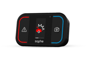 Saphe Drive Mini hälytin omalla logolla