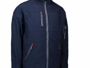 ID kontrast softshell-takki omalla logolla
